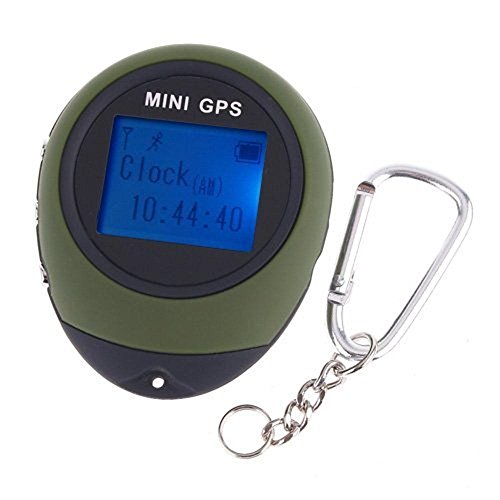 Ugetde MG28 Portable Mini GPS with Keychain for Outdoor Sport Navigation Tracker Location Finder for Camping/Hiking/Climbing